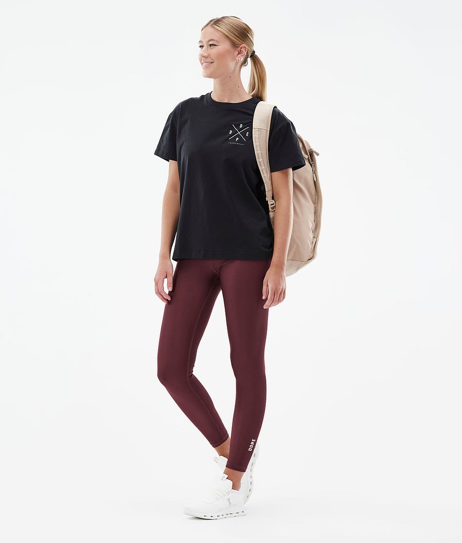 Dope Lofty Leggings Damen Bordeaux | 498-YFXPVJ