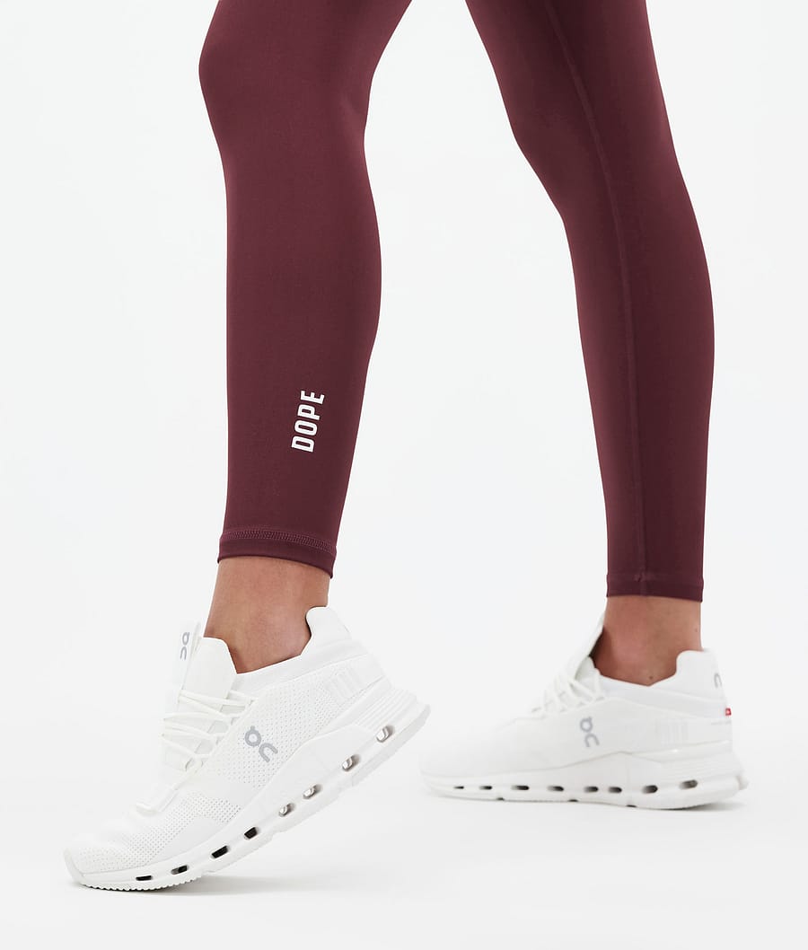 Dope Lofty Leggings Damen Bordeaux | 498-YFXPVJ