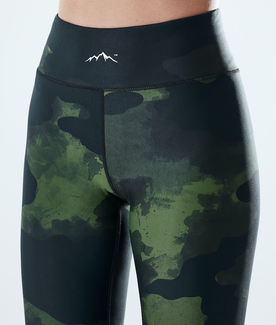 Dope Lofty Leggings Damen Grün Camouflage | 952-YHLFUV