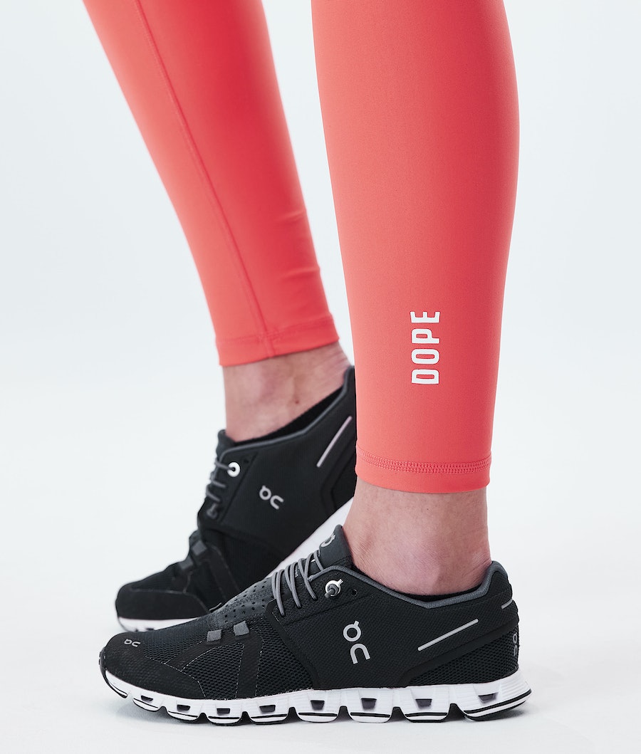 Dope Lofty Leggings Damen Koralle | 037-PHTBIA