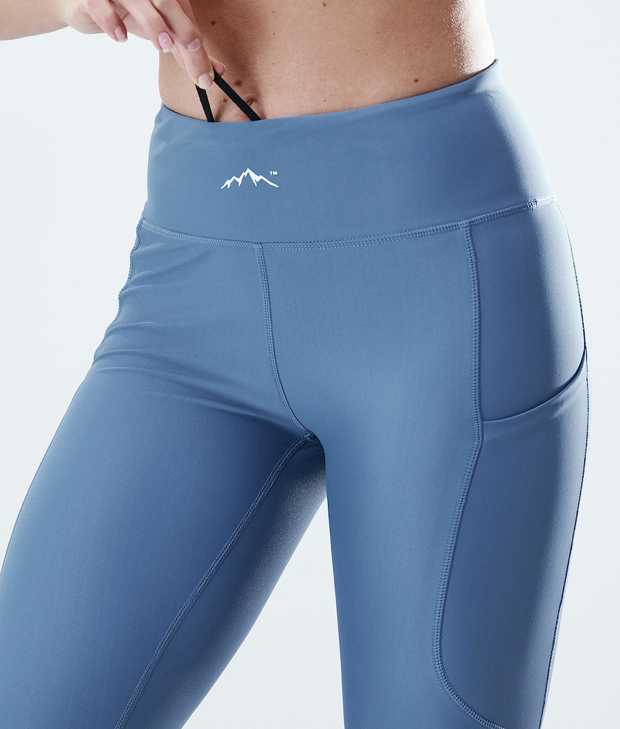 Dope Lofty Tech Leggings Damen Blau Grau | 649-WEMFTN