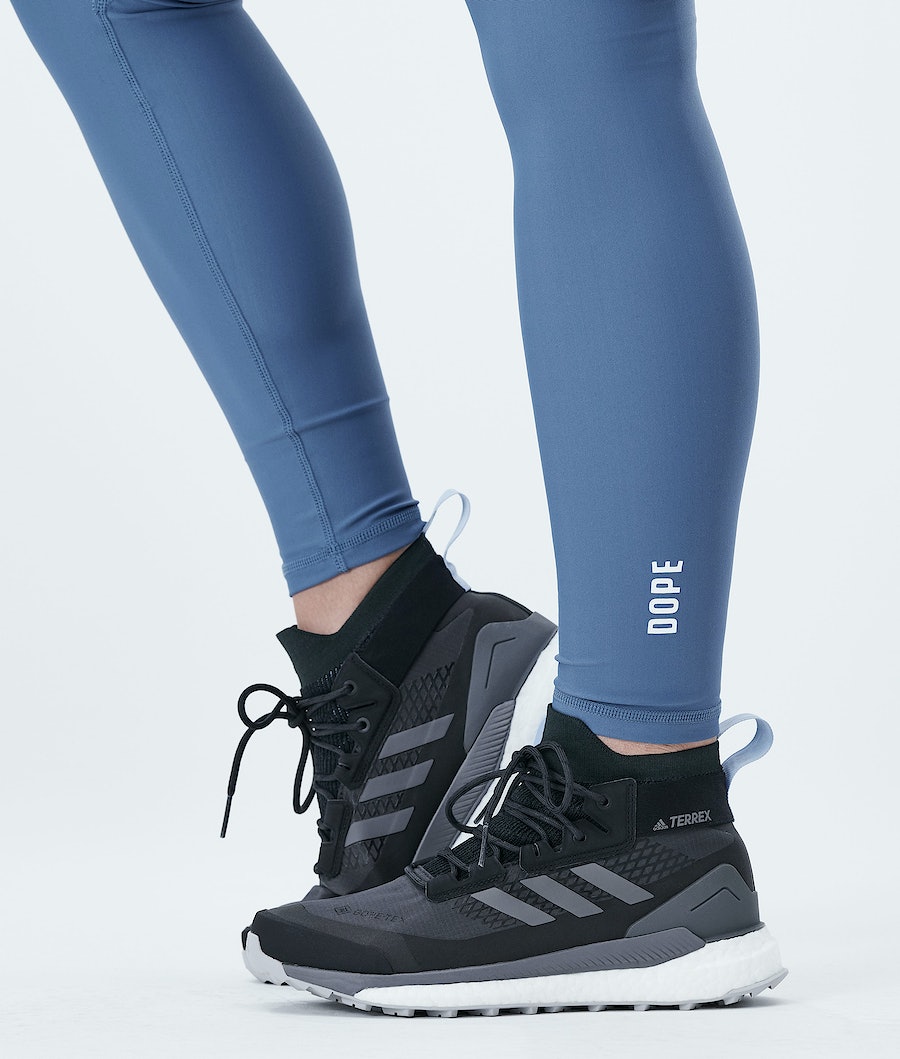 Dope Lofty Tech Leggings Damen Blau Grau | 649-WEMFTN