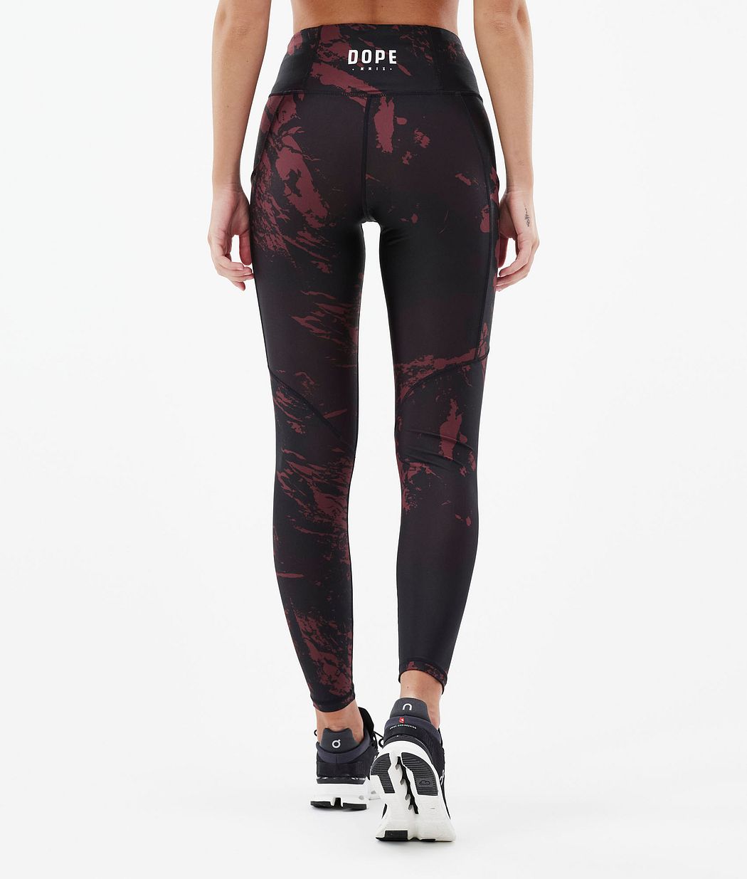 Dope Lofty Tech Leggings Damen Bordeaux | 518-IPYXNZ