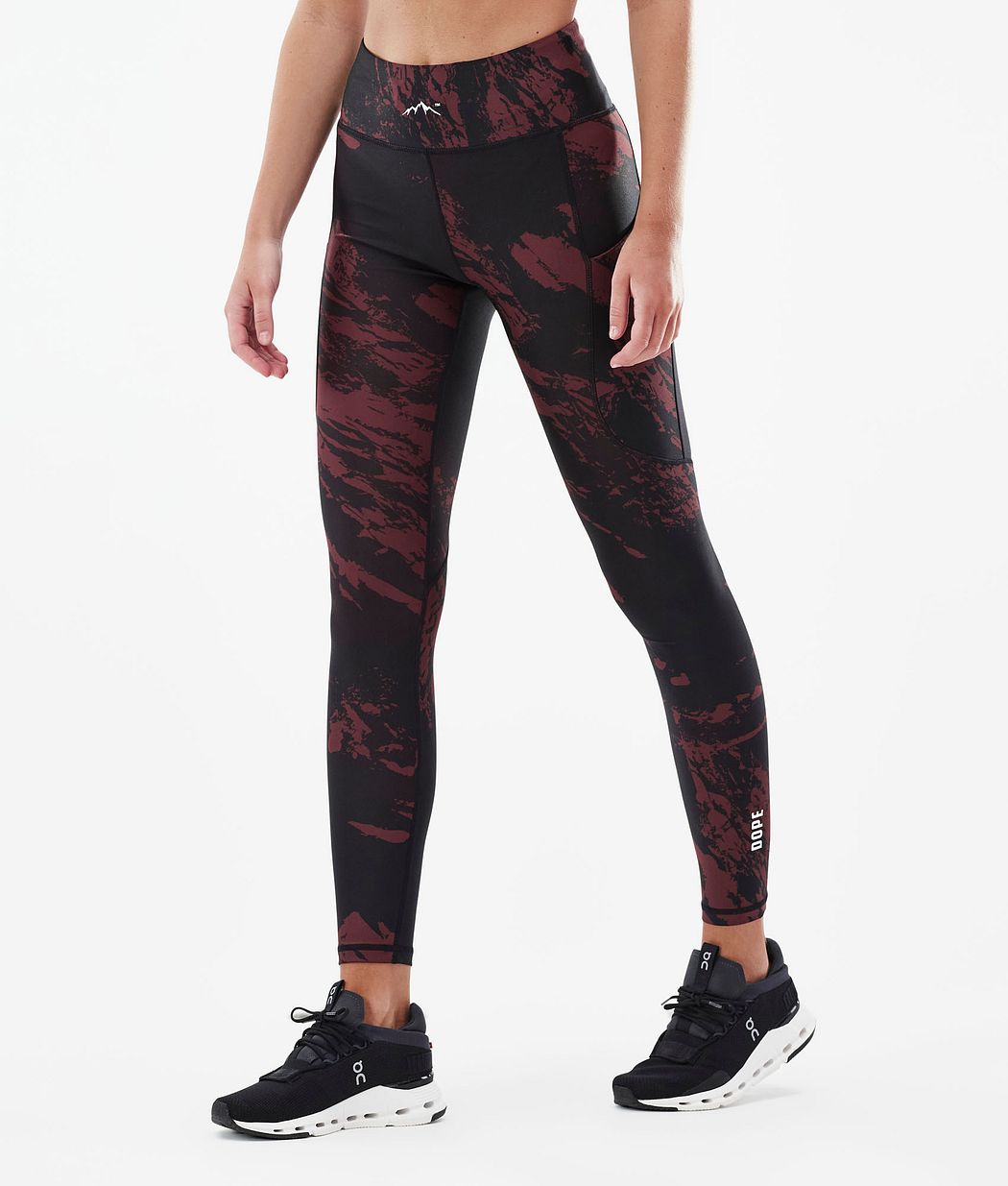Dope Lofty Tech Leggings Damen Bordeaux | 518-IPYXNZ