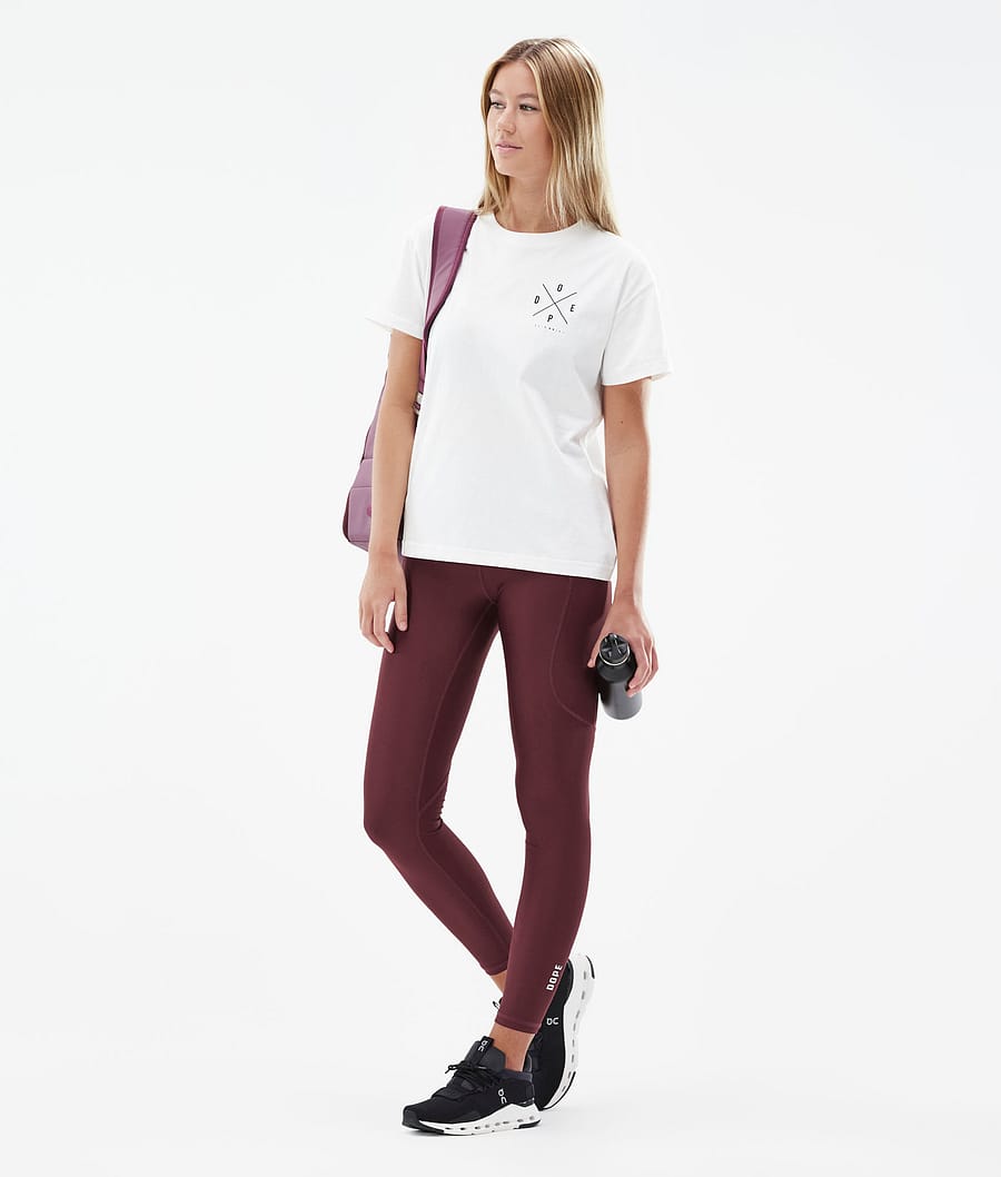 Dope Lofty Tech Leggings Damen Bordeaux | 645-PRYSAL