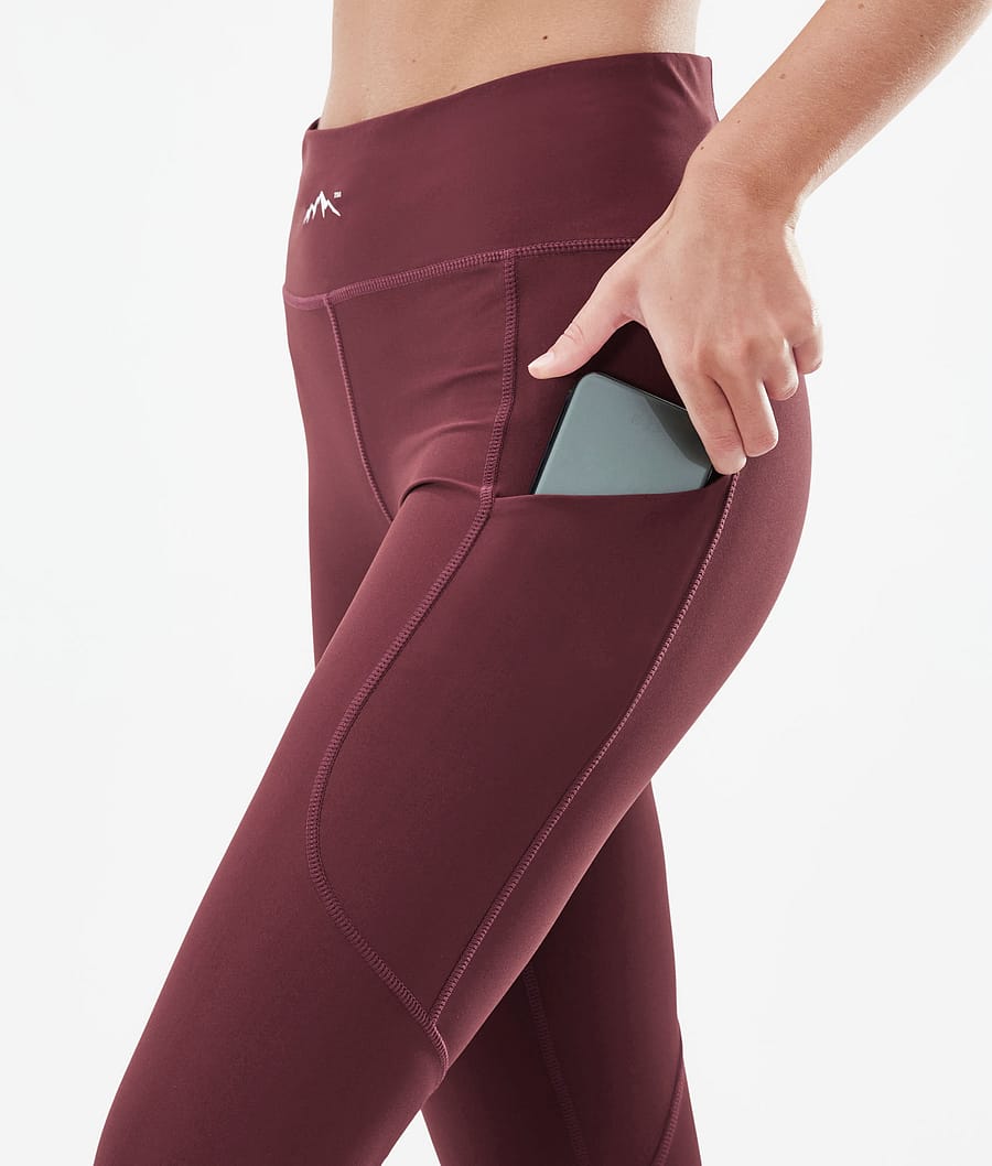 Dope Lofty Tech Leggings Damen Bordeaux | 645-PRYSAL