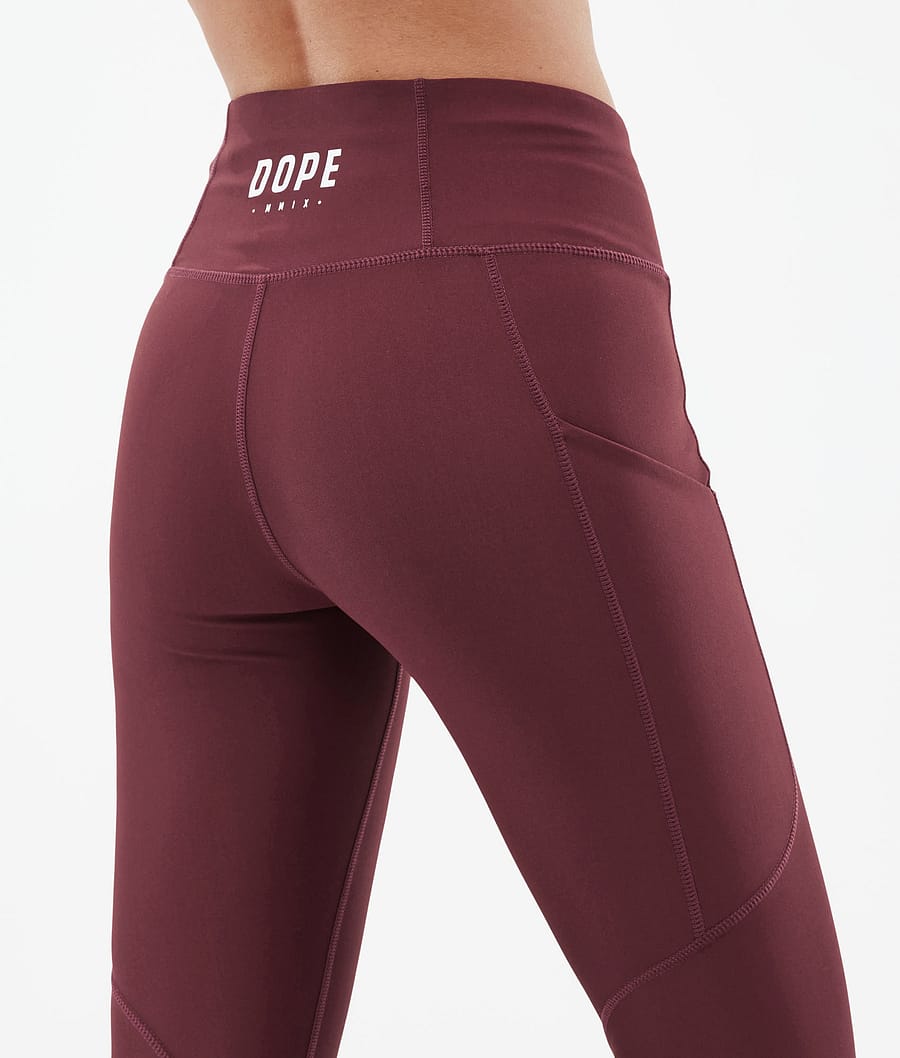 Dope Lofty Tech Leggings Damen Bordeaux | 645-PRYSAL