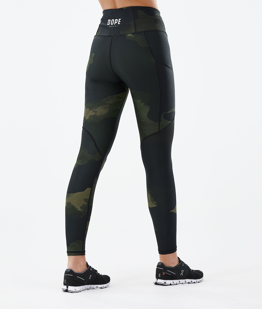 Dope Lofty Tech Leggings Damen Grün Camouflage | 609-KNLWJC