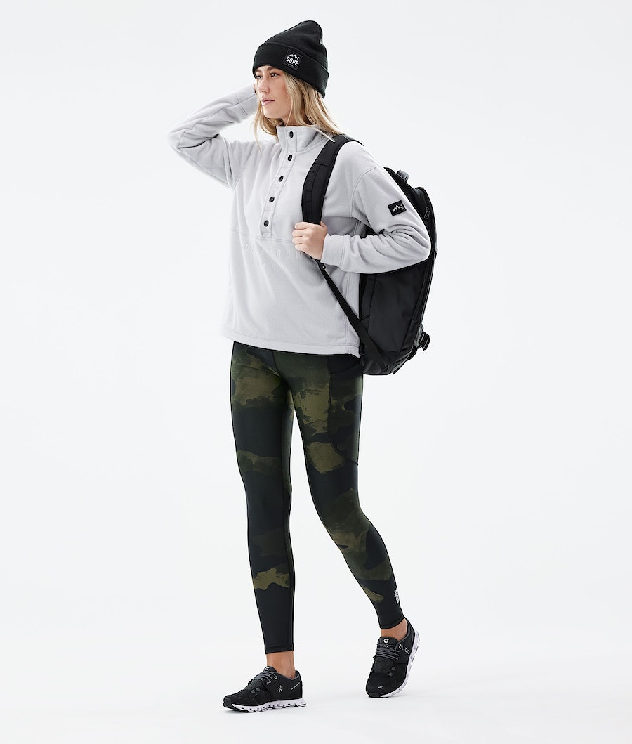 Dope Lofty Tech Leggings Damen Grün Camouflage | 609-KNLWJC