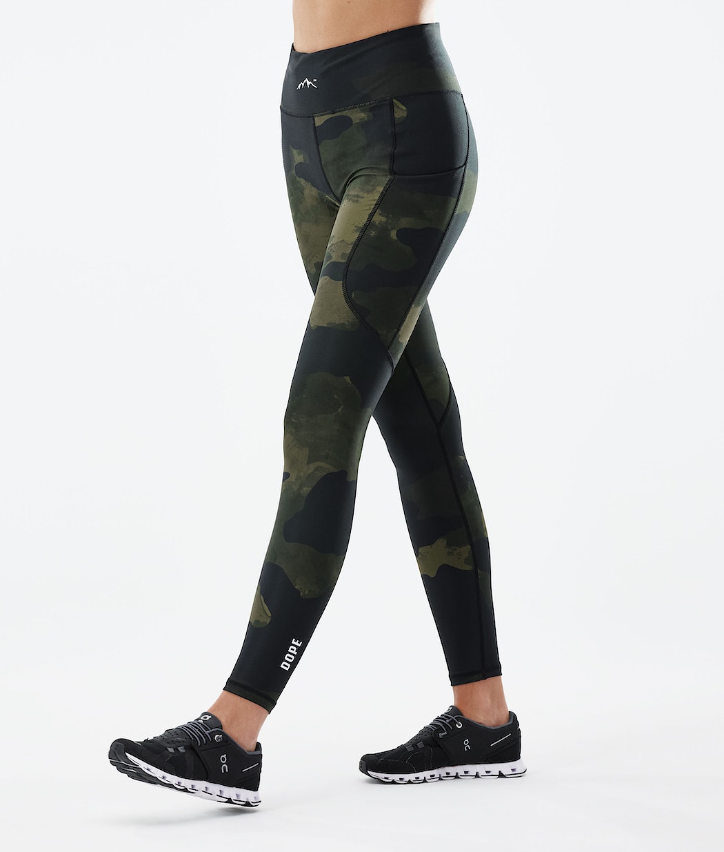 Dope Lofty Tech Leggings Damen Grün Camouflage | 609-KNLWJC