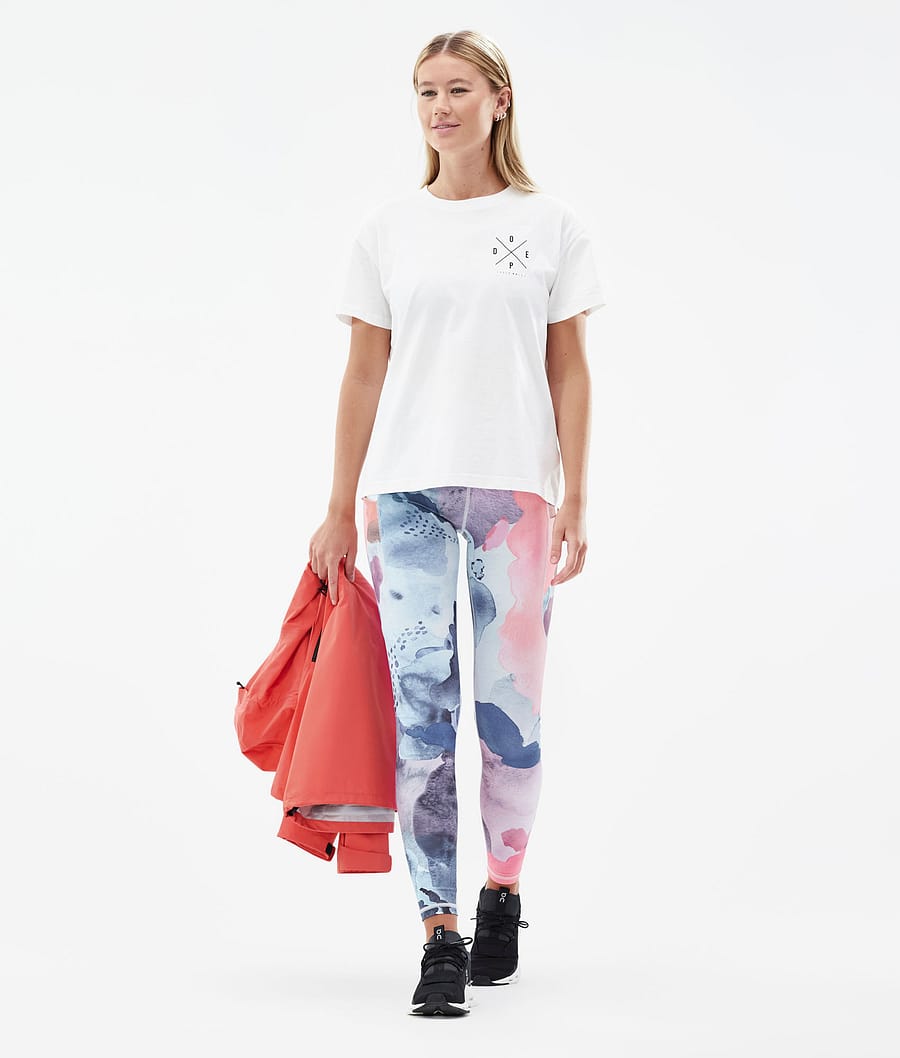 Dope Lofty Tech Leggings Damen Mehrfarbig Rosa | 185-PDXRUW