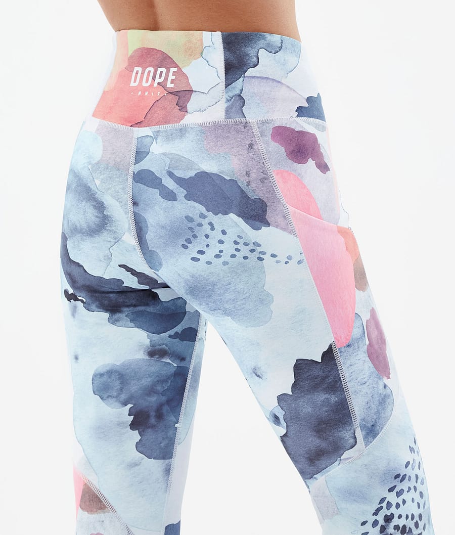 Dope Lofty Tech Leggings Damen Mehrfarbig Rosa | 185-PDXRUW