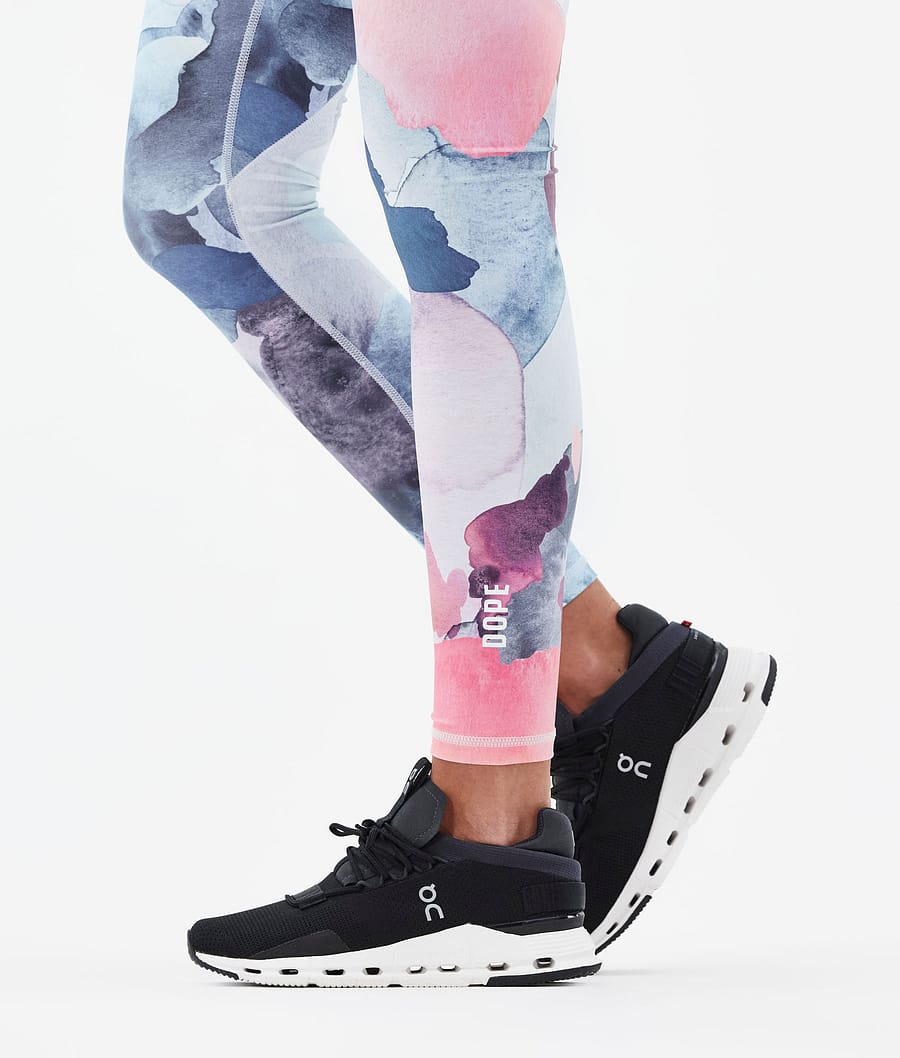 Dope Lofty Tech Leggings Damen Mehrfarbig Rosa | 185-PDXRUW