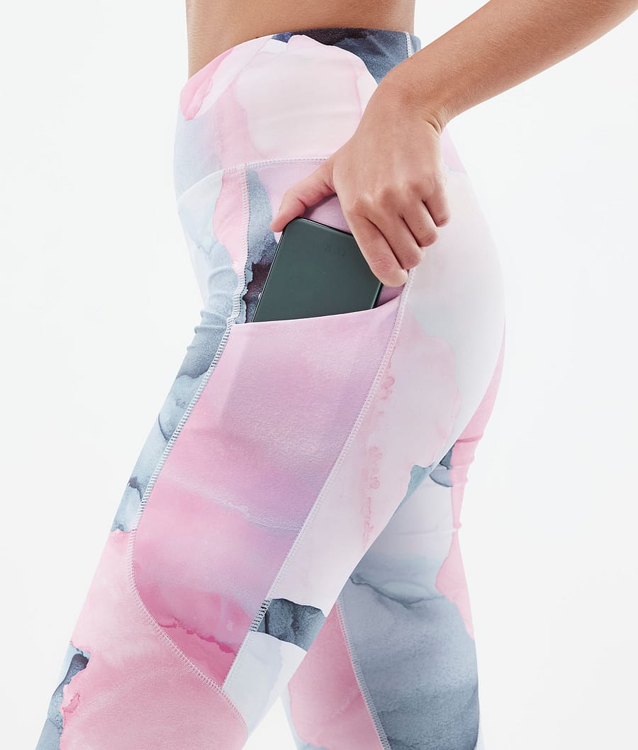 Dope Lofty Tech Leggings Damen Mehrfarbig Rosa | 853-ZDBKVM