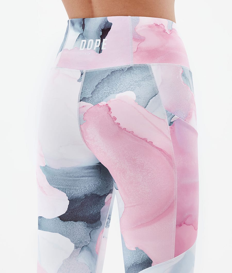 Dope Lofty Tech Leggings Damen Mehrfarbig Rosa | 853-ZDBKVM