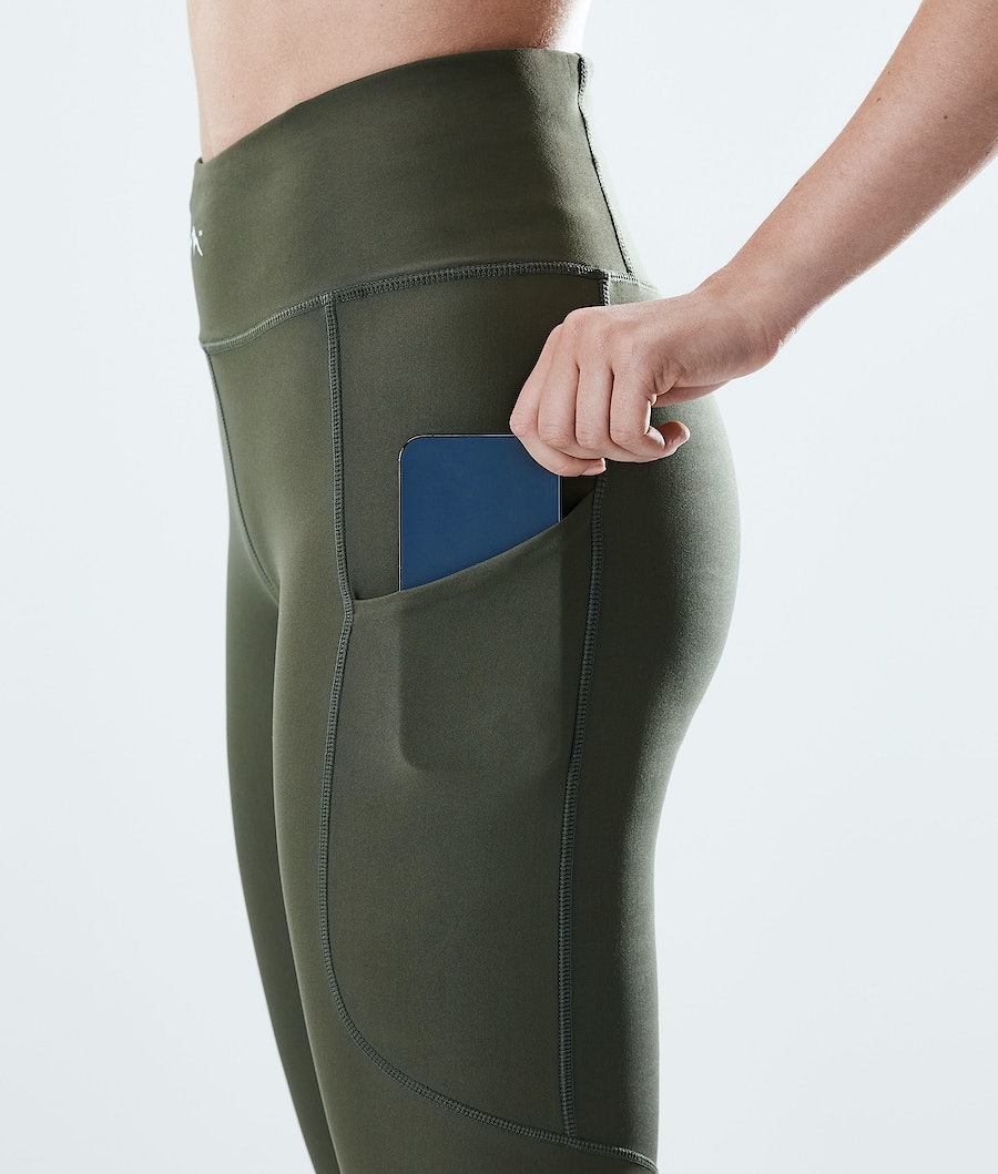 Dope Lofty Tech Leggings Damen Olivgrün Grün | 874-PLRASV
