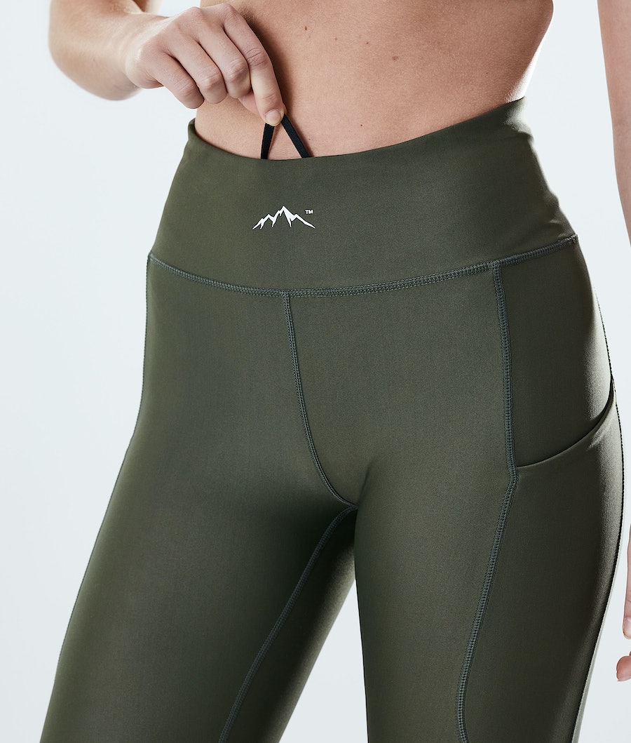 Dope Lofty Tech Leggings Damen Olivgrün Grün | 874-PLRASV