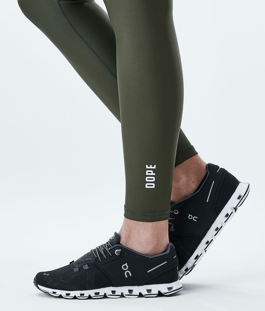 Dope Lofty Tech Leggings Damen Olivgrün Grün | 874-PLRASV