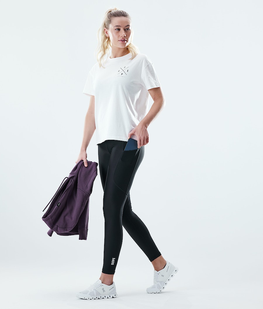 Dope Lofty Tech Leggings Damen Schwarz | 189-MCAZTJ