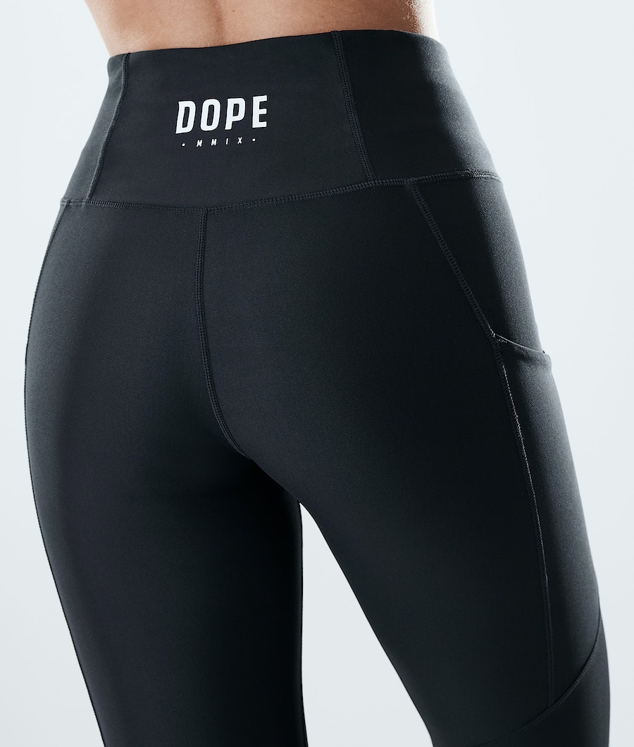 Dope Lofty Tech Leggings Damen Schwarz | 189-MCAZTJ