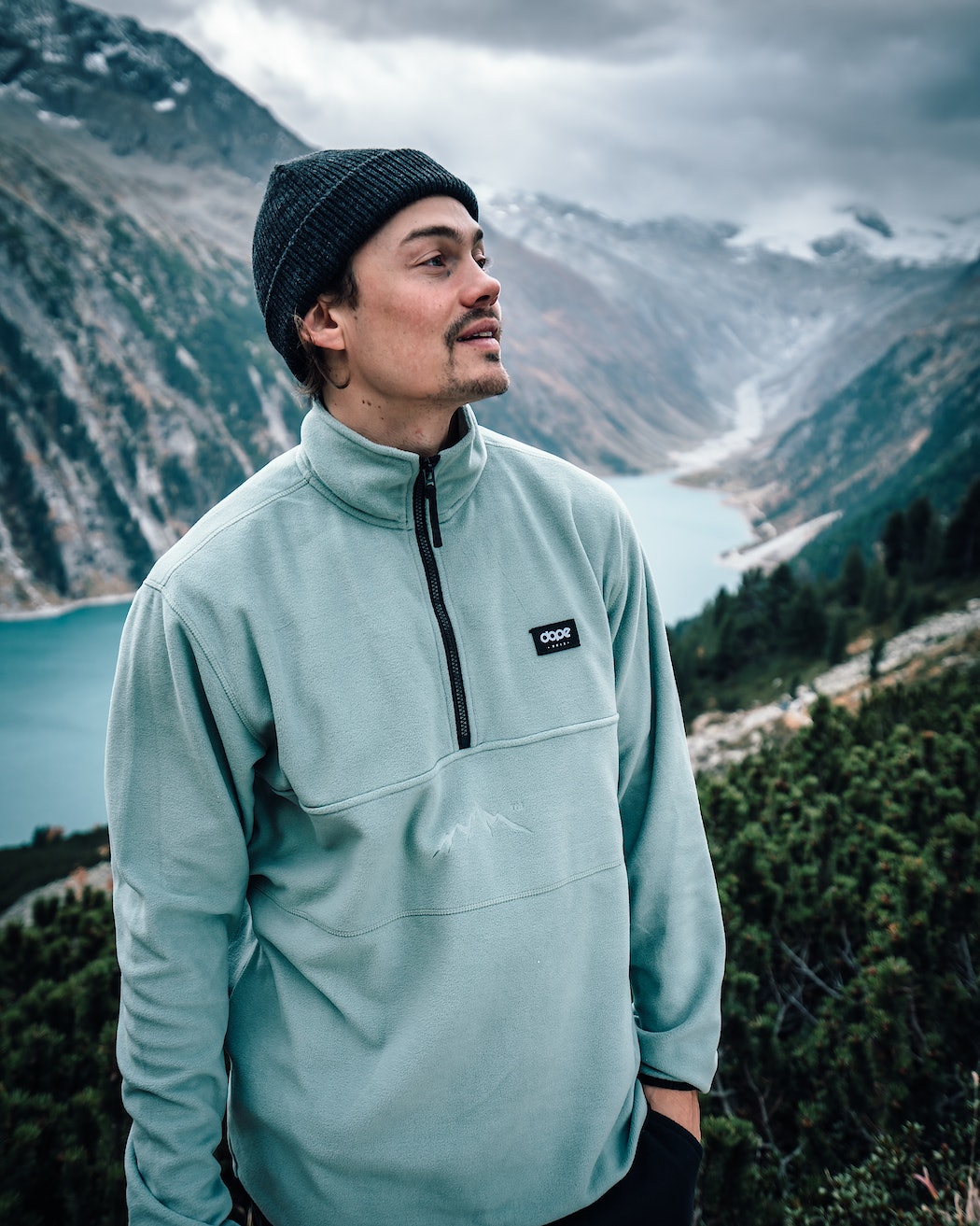 Dope Loyd Fleecepullover Herren Grün | 089-CXYPUM
