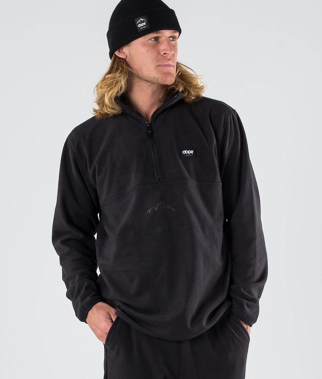 Dope Loyd Fleecepullover Herren Schwarz | 076-JZXKIL