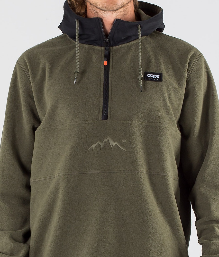 Dope Loyd PO Hoodie Herren Schwarz Olivgrün Grün | 841-MGONCB