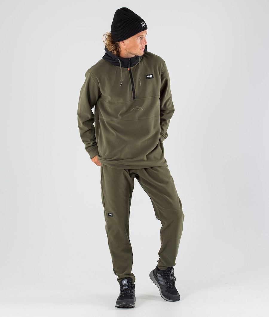 Dope Loyd PO Hoodie Herren Schwarz Olivgrün Grün | 841-MGONCB