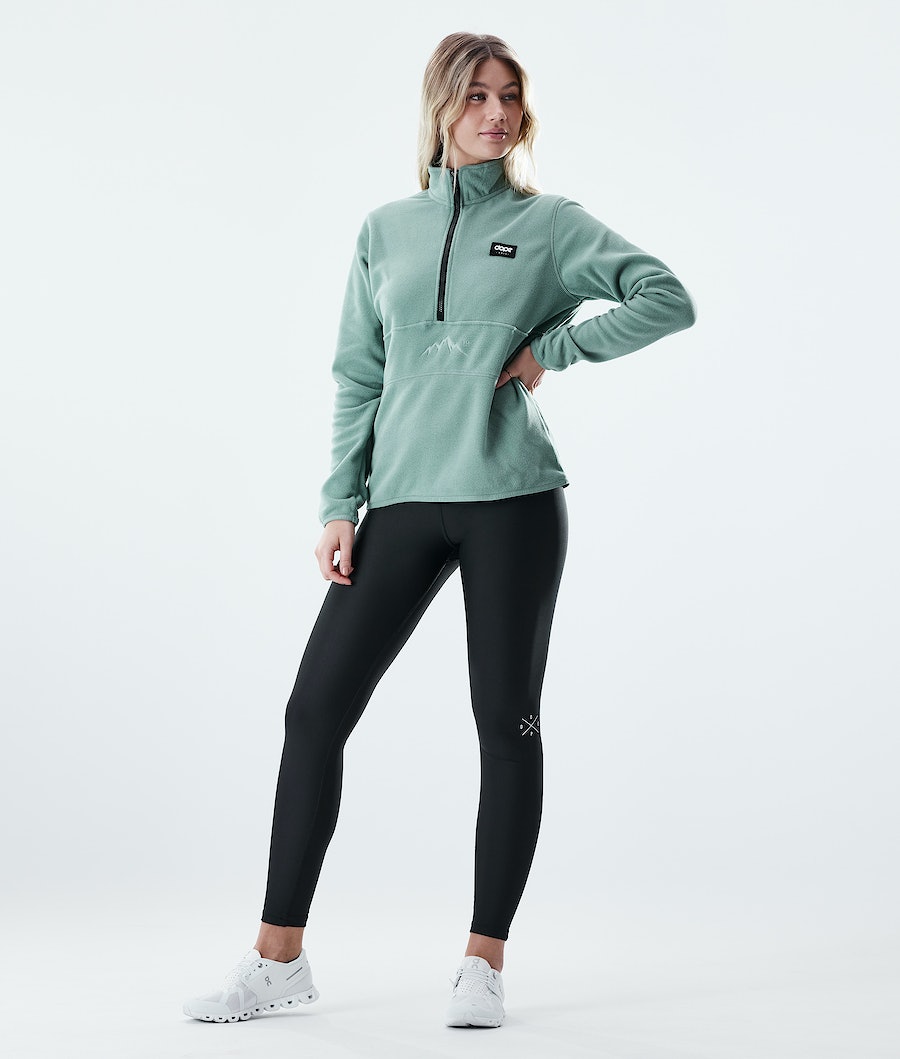 Dope Loyd W Fleecepullover Damen Grün | 706-ZTULBK
