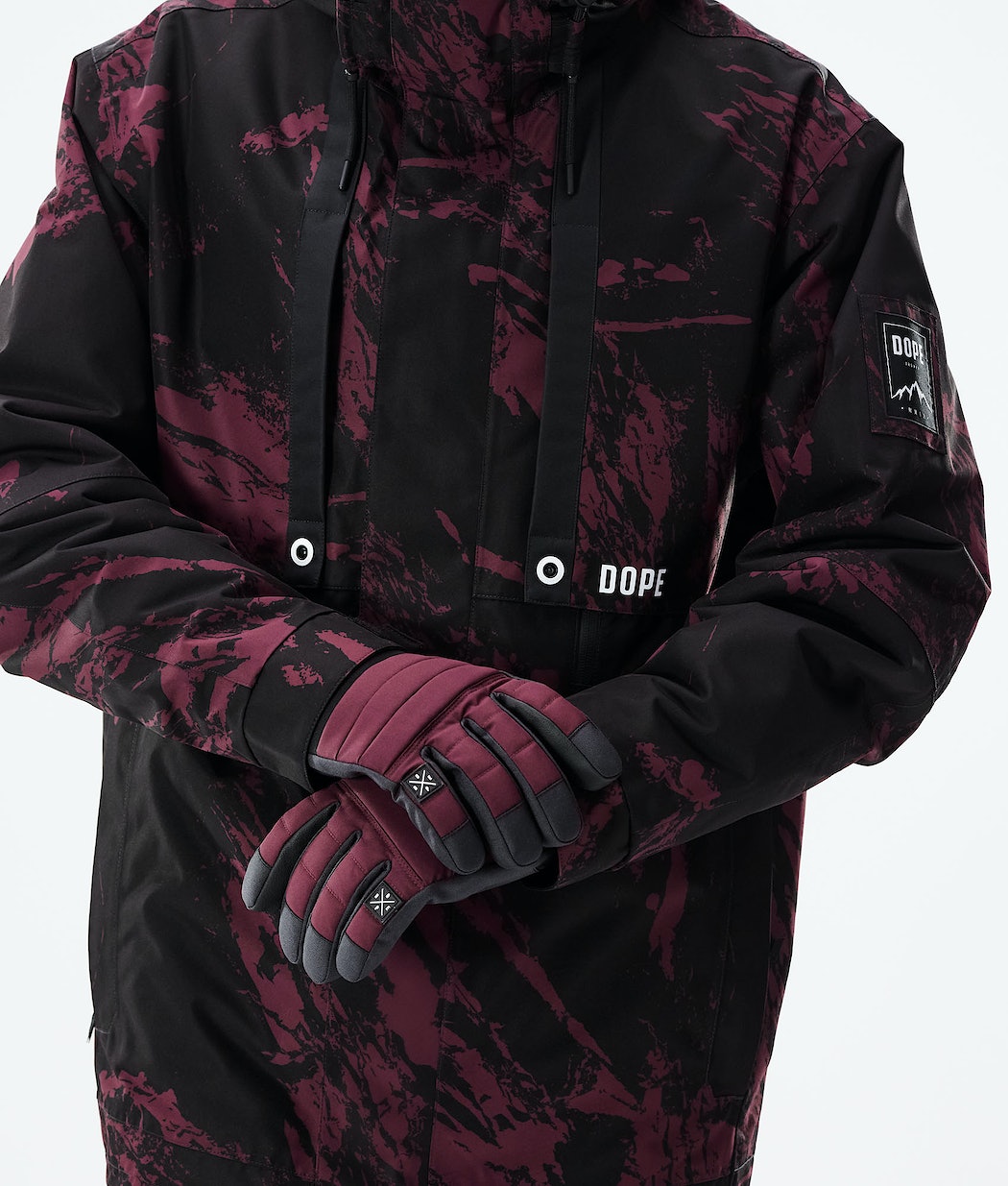 Dope Mojo Snowboardjacke Herren Bordeaux | 817-WRNJCP