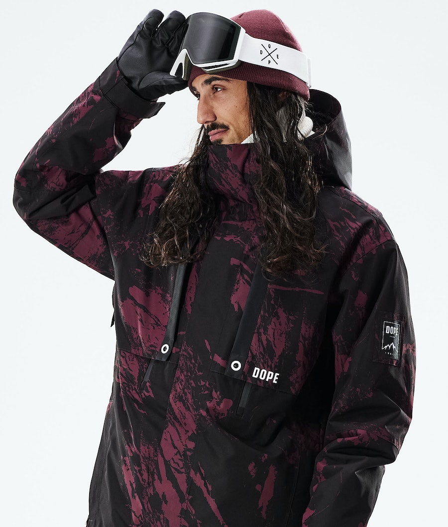Dope Mojo Snowboardjacke Herren Bordeaux | 817-WRNJCP