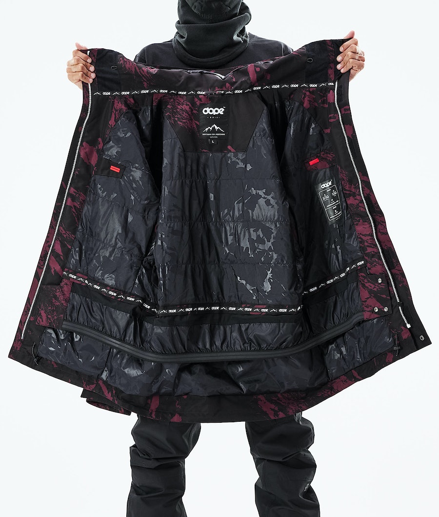 Dope Mojo Snowboardjacke Herren Bordeaux | 817-WRNJCP