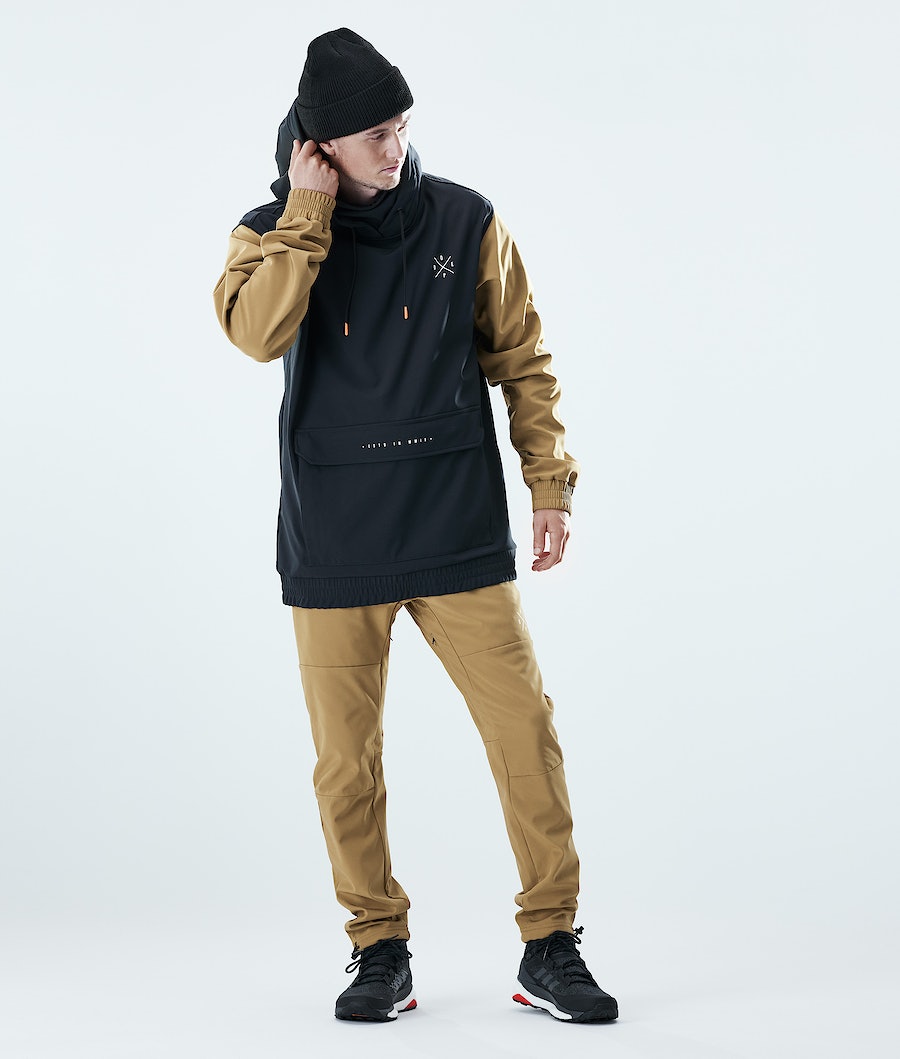 Dope Nomad Skijacke Herren Gold Schwarz | 613-COKWPN