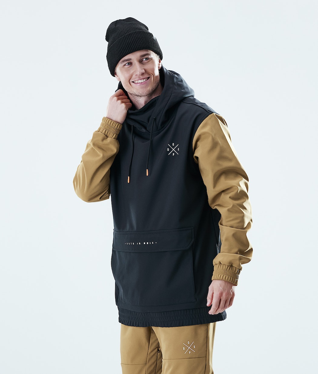 Dope Nomad Skijacke Herren Gold Schwarz | 613-COKWPN
