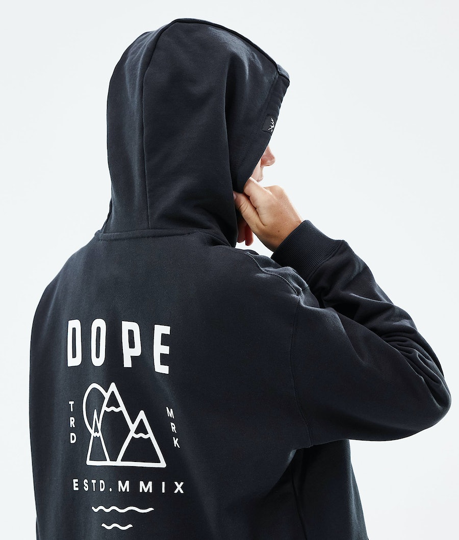 Dope Ozed W Hoodie Damen Schwarz | 592-YJSVXM