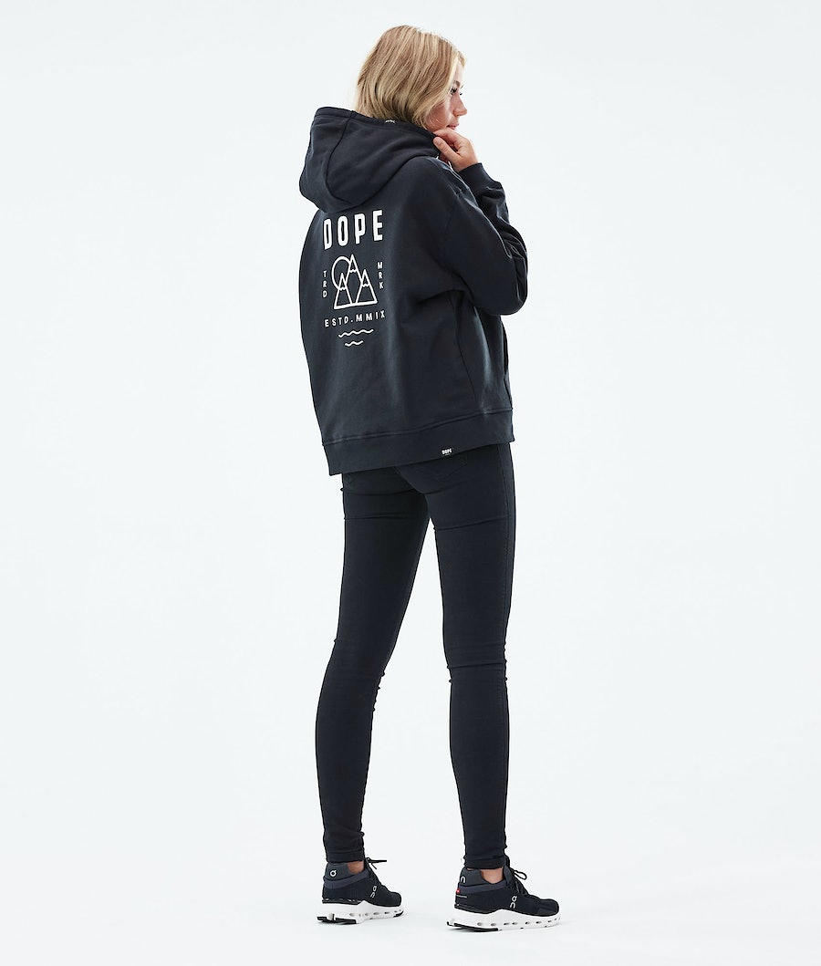 Dope Ozed W Hoodie Damen Schwarz | 592-YJSVXM