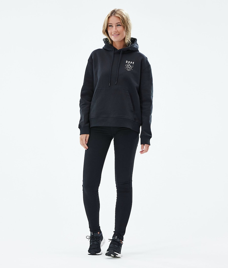Dope Ozed W Hoodie Damen Schwarz | 592-YJSVXM