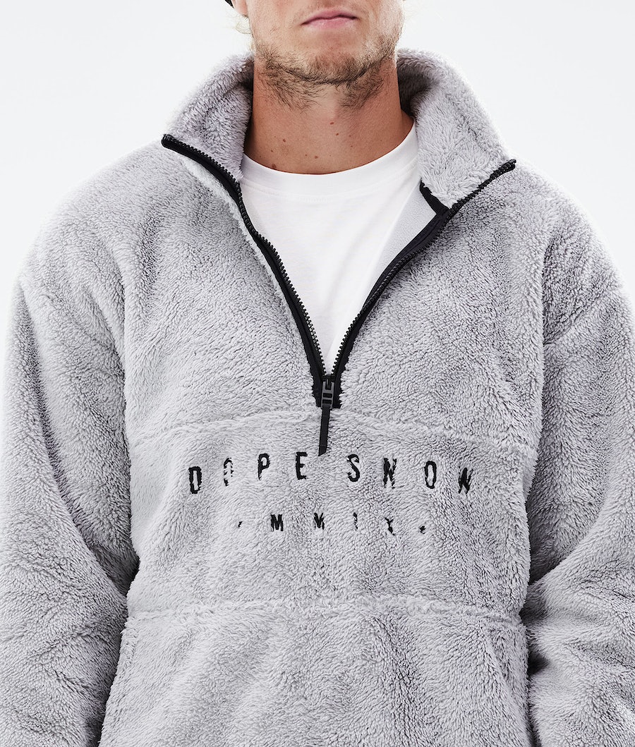 Dope Pile Fleecepullover Herren Hellgrau | 087-JRAZTG