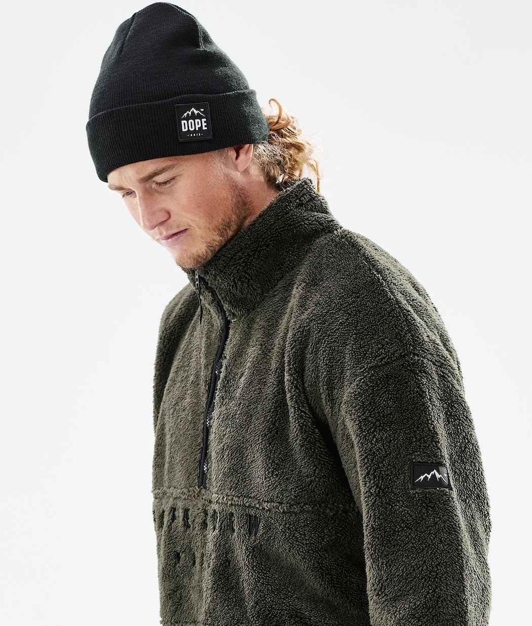 Dope Pile Fleecepullover Herren Olivgrün Grün | 251-FRLCVB