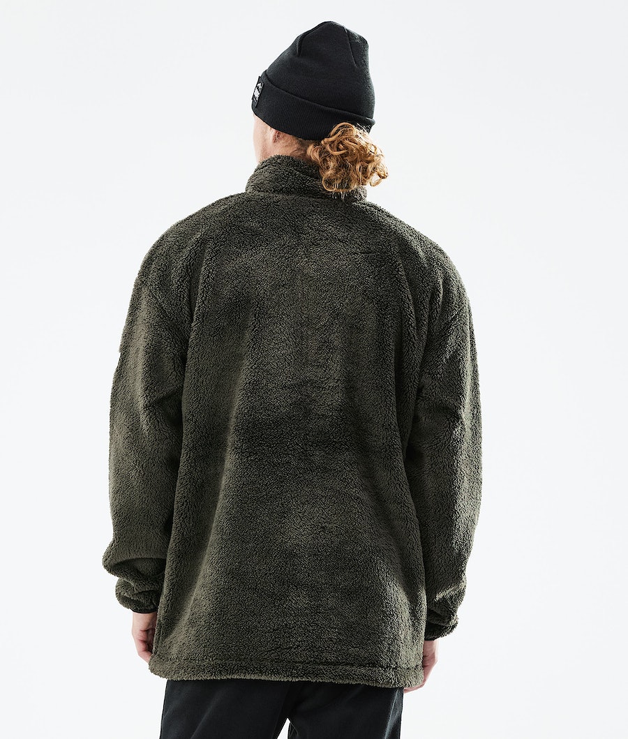 Dope Pile Fleecepullover Herren Olivgrün Grün | 251-FRLCVB