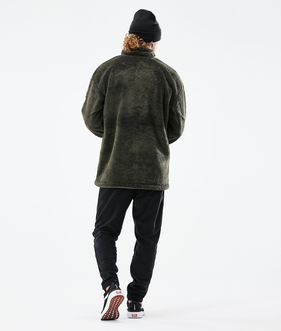 Dope Pile Fleecepullover Herren Olivgrün Grün | 251-FRLCVB