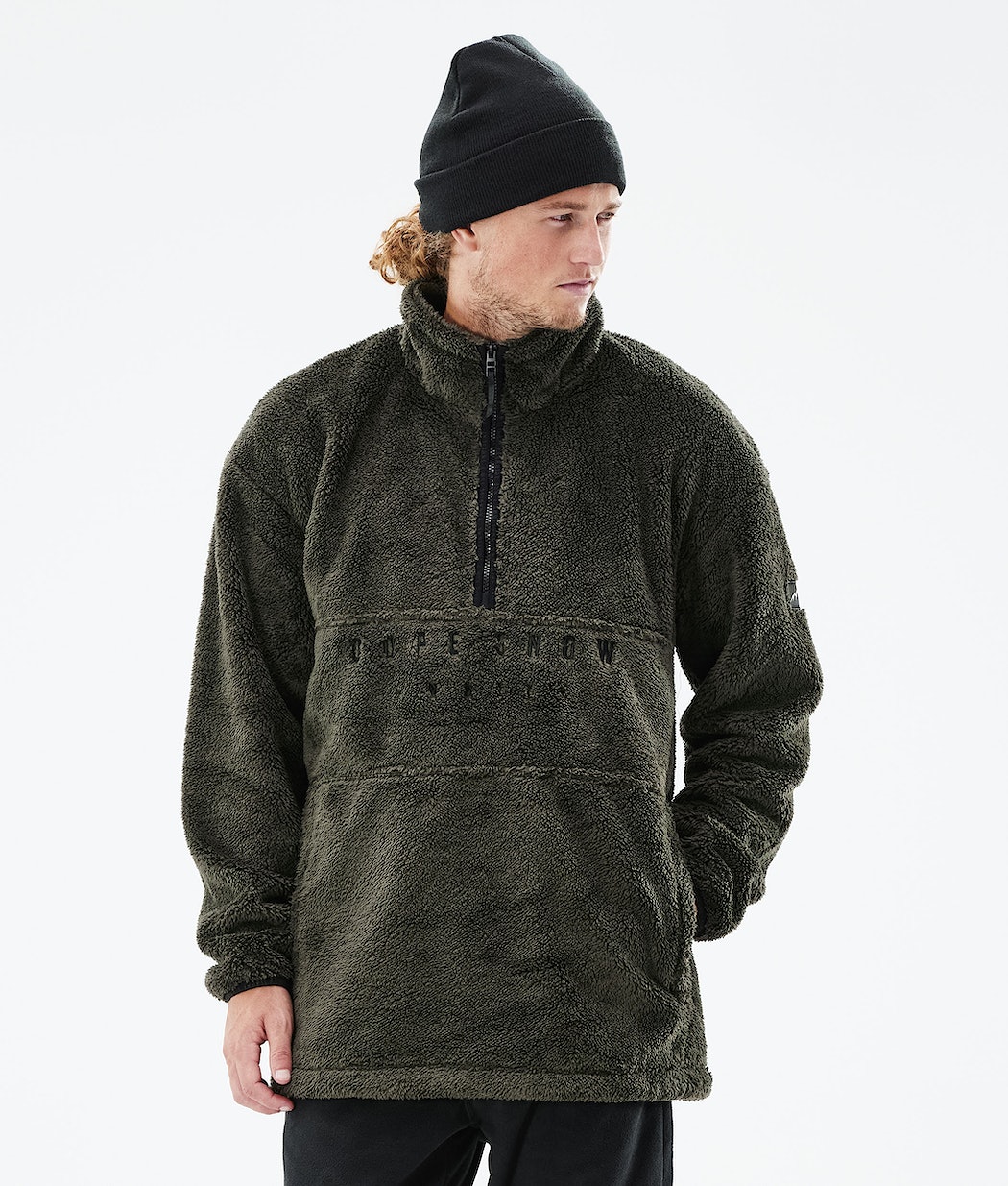 Dope Pile Fleecepullover Herren Olivgrün Grün | 251-FRLCVB