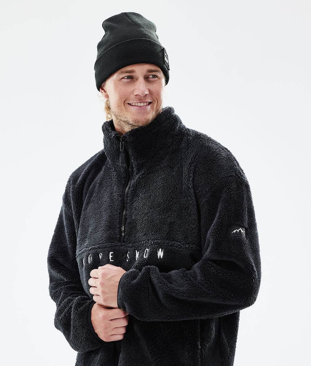 Dope Pile Fleecepullover Herren Schwarz | 382-UWONKI