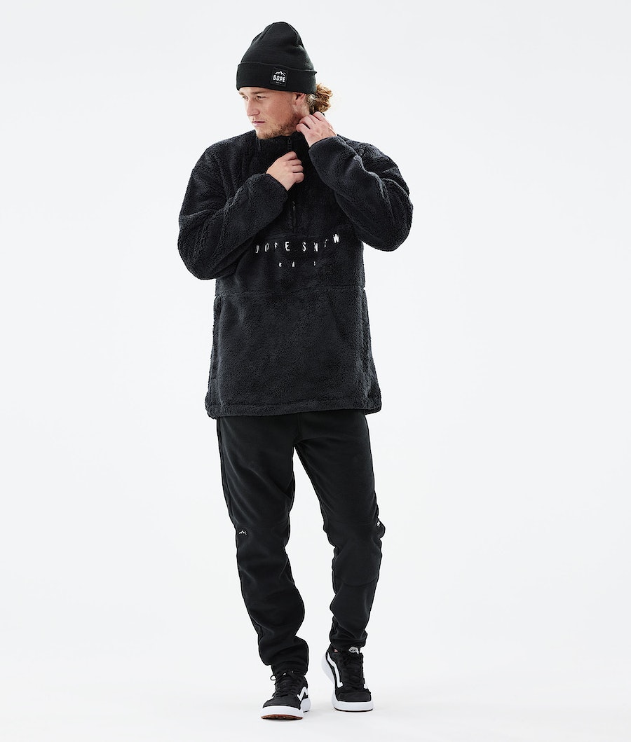 Dope Pile Fleecepullover Herren Schwarz | 382-UWONKI