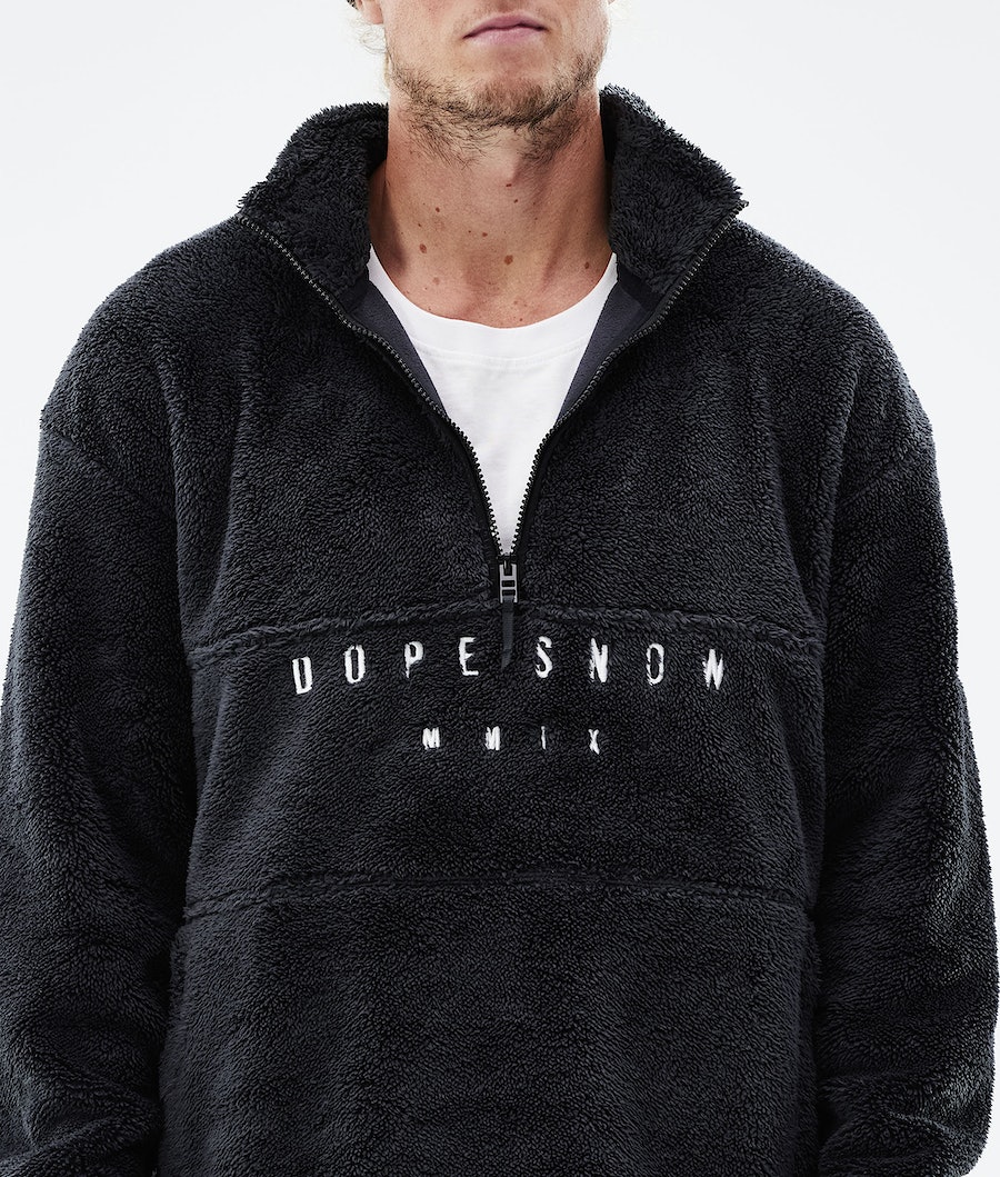 Dope Pile Fleecepullover Herren Schwarz | 382-UWONKI