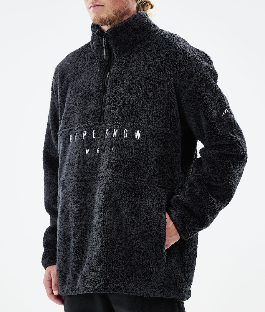 Dope Pile Fleecepullover Herren Schwarz | 382-UWONKI