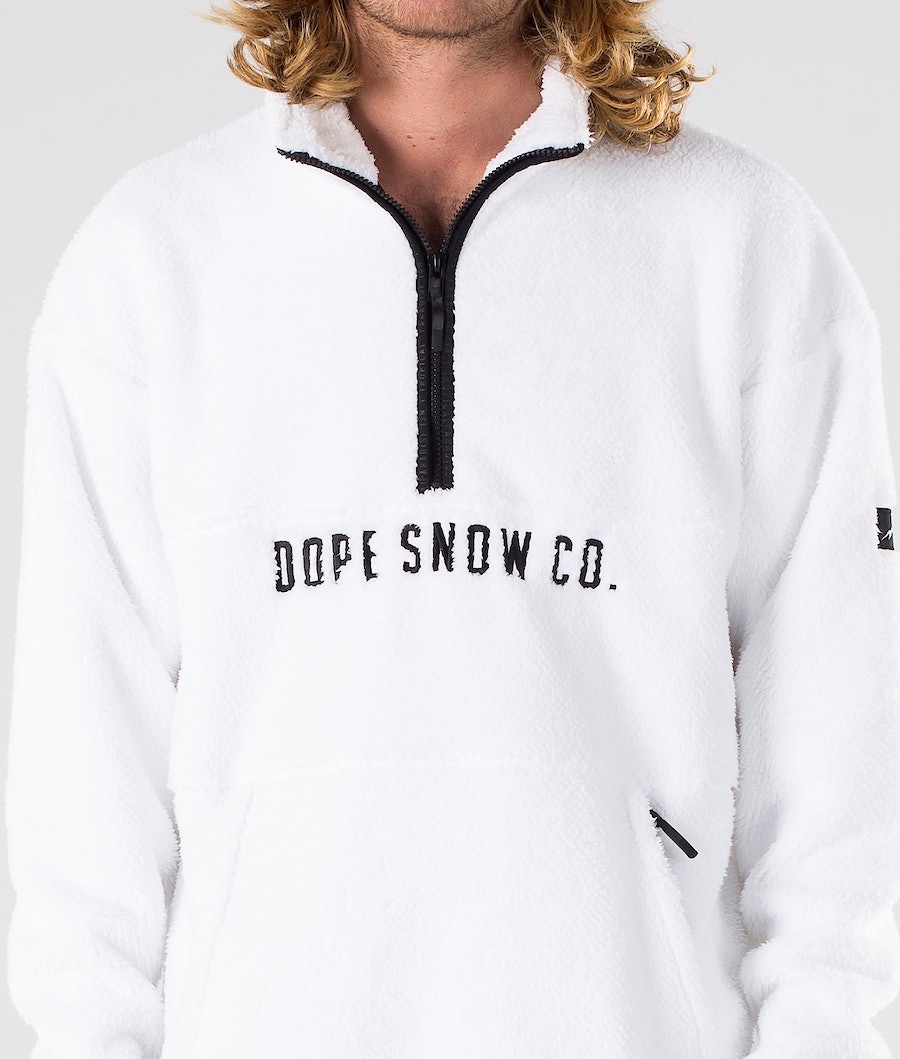 Dope Pile Fleecepullover Herren Weiß | 059-BONISR