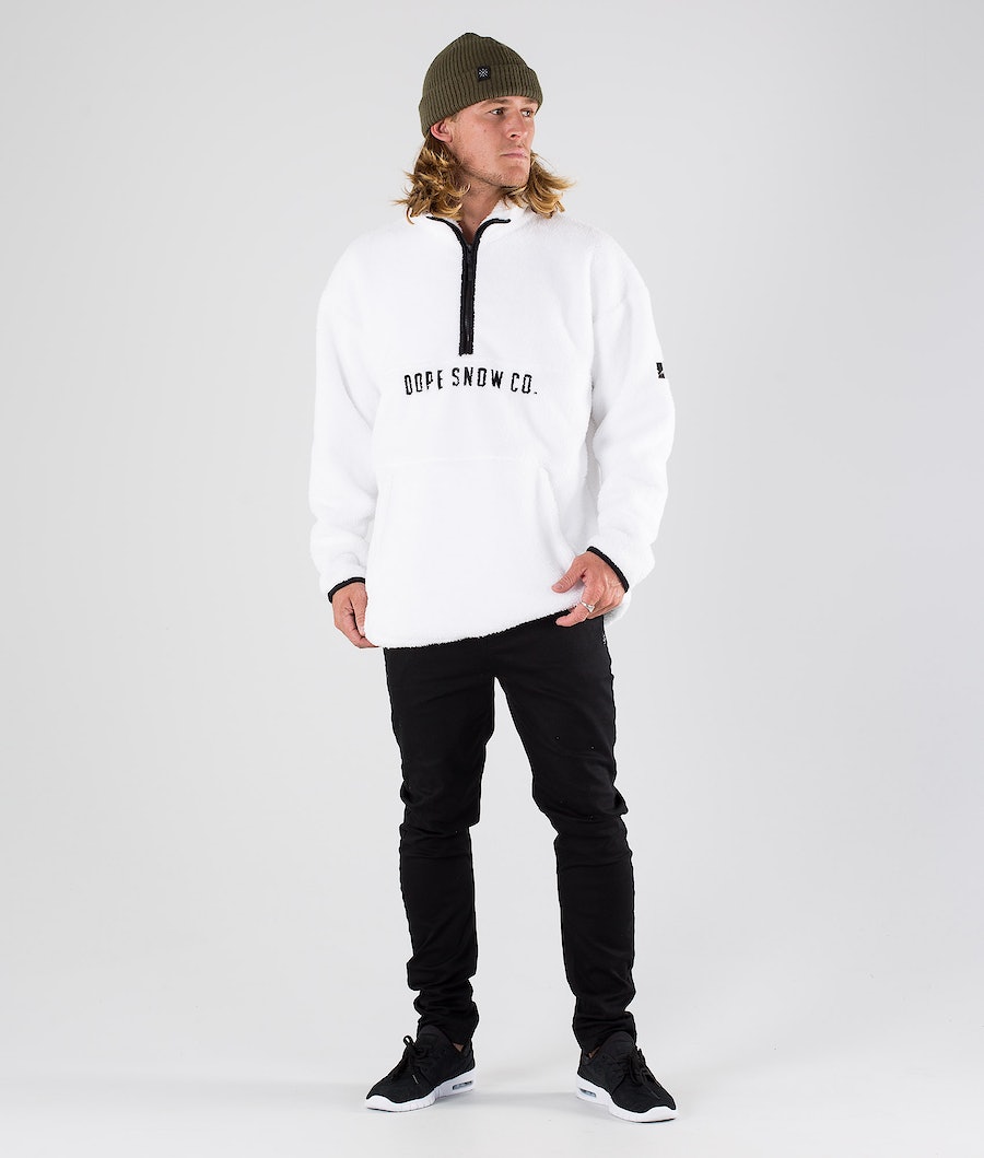 Dope Pile Fleecepullover Herren Weiß | 059-BONISR