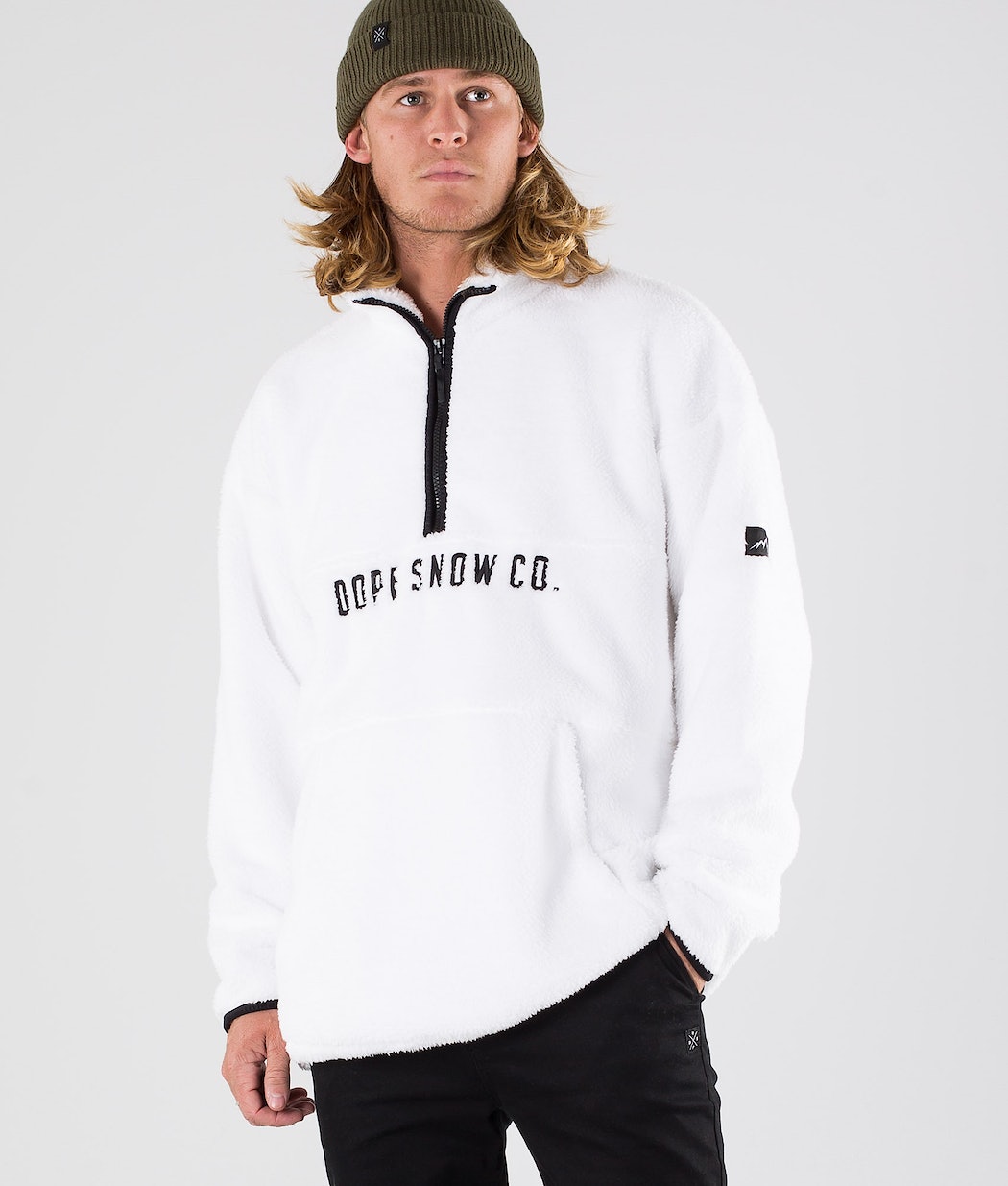 Dope Pile Fleecepullover Herren Weiß | 059-BONISR