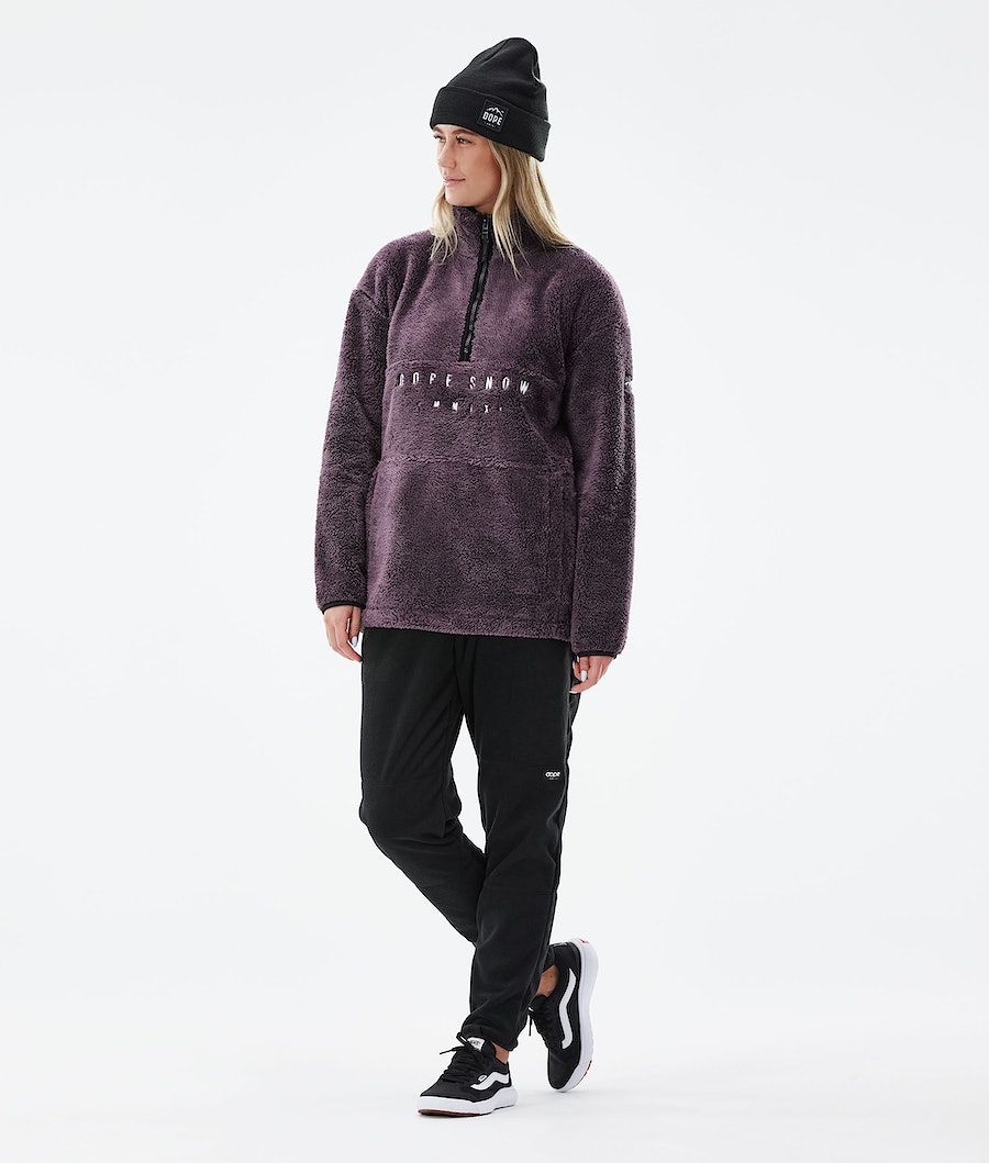 Dope Pile W Fleecepullover Damen Lila | 723-ZCEBRJ